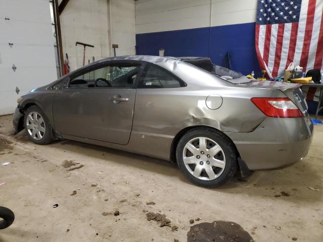 2HGFG12666H583984 - 2006 HONDA CIVIC LX GRAY photo 2