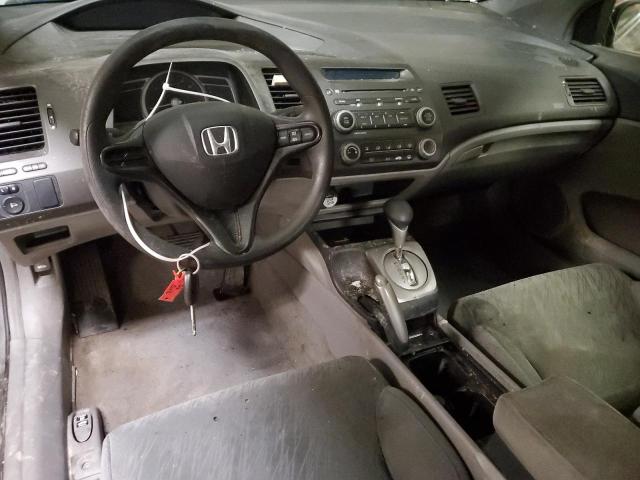 2HGFG12666H583984 - 2006 HONDA CIVIC LX GRAY photo 8