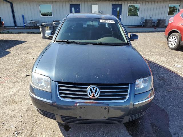 WVWPD63B94P159440 - 2004 VOLKSWAGEN PASSAT GLS BLUE photo 5