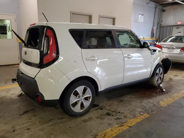 KNDJN2A28F7122588 - 2015 KIA SOUL WHITE photo 3