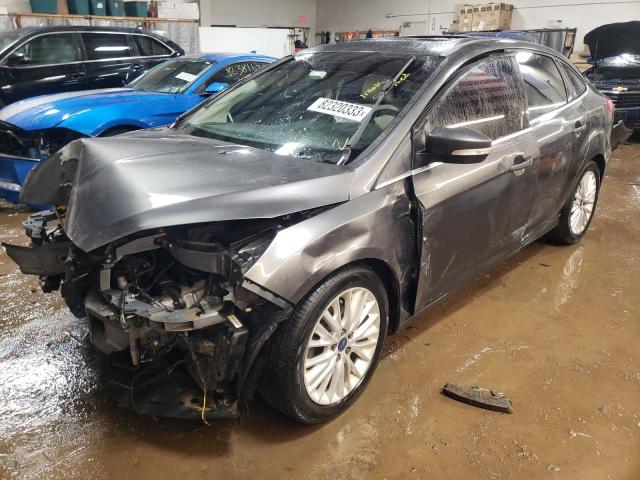 1FADP3J21JL294108 - 2018 FORD FOCUS TITANIUM GRAY photo 1