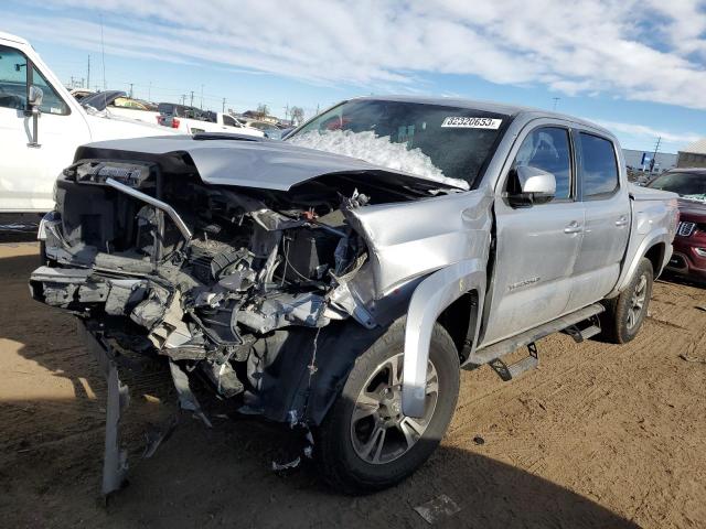 3TMCZ5AN9JM178823 - 2018 TOYOTA TACOMA DOUBLE CAB SILVER photo 1