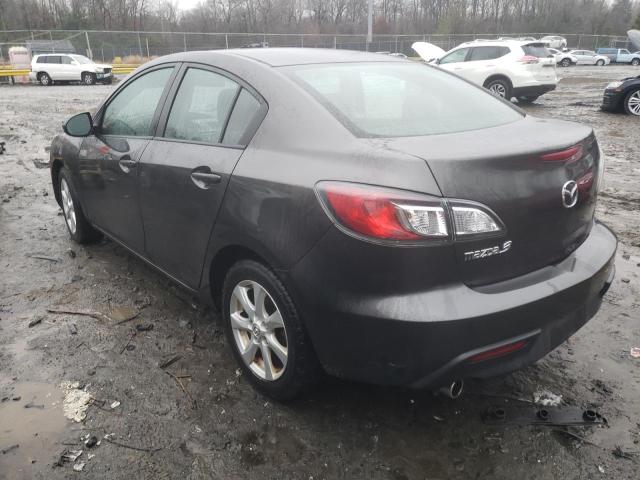 JM1BL1SF6A1246991 - 2010 MAZDA 3 I GRAY photo 2