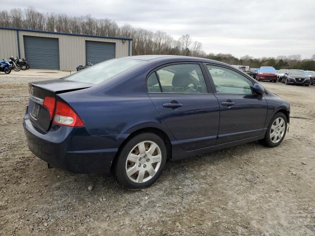 2HGFA16509H518426 - 2009 HONDA CIVIC LX BLUE photo 3