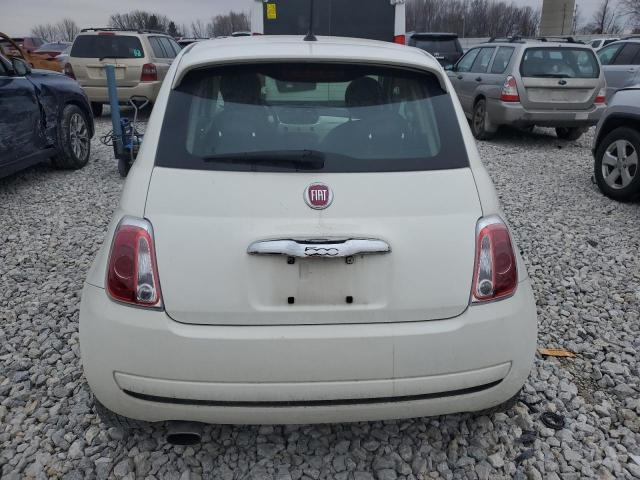 3C3CFFAR0FT648191 - 2015 FIAT 500 POP WHITE photo 6