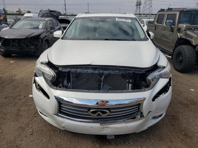 5N1AL0MM2EC536703 - 2014 INFINITI QX60 WHITE photo 5