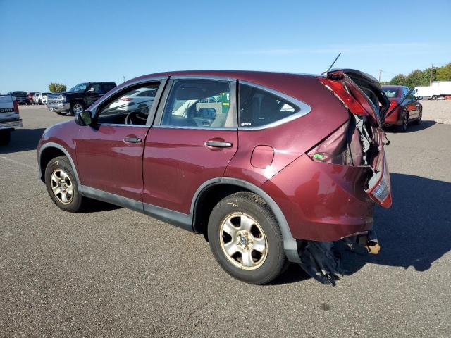 5J6RM3H35CL029017 - 2012 HONDA CR-V LX ბურგუნდია ფოტო 2