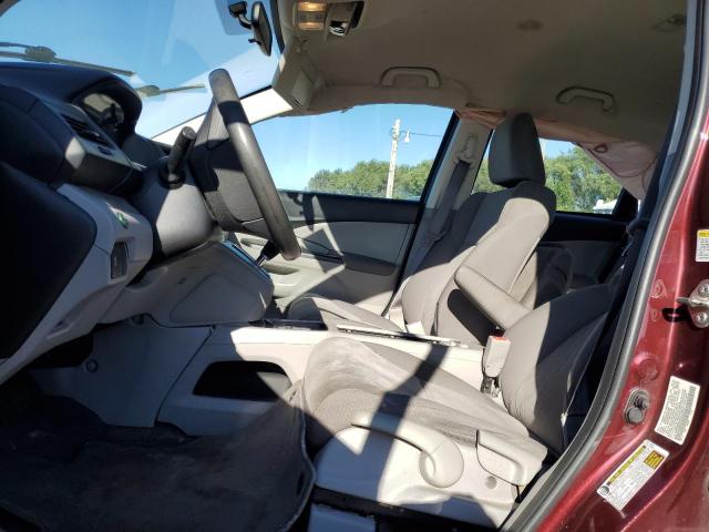 5J6RM3H35CL029017 - 2012 HONDA CR-V LX ბურგუნდია ფოტო 7
