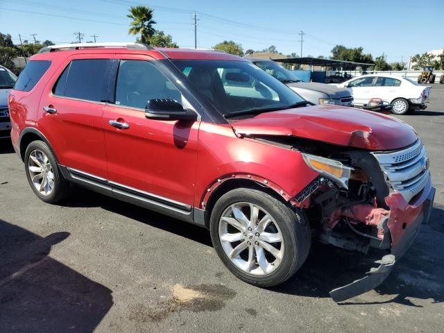 1FMHK7D8XCGA73633 - 2012 FORD EXPLORER XLT Բորդո լուսանկար 4