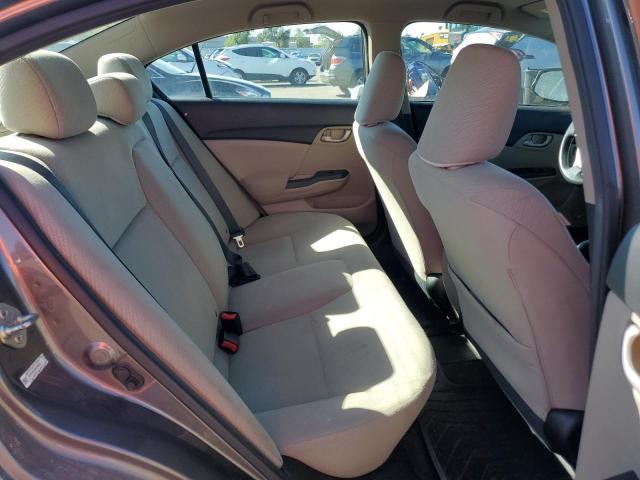 19XFB2F53DE095282 - 2013 HONDA CIVIC LX GRAY photo 10