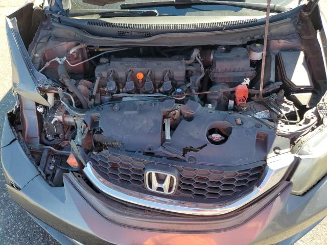 19XFB2F53DE095282 - 2013 HONDA CIVIC LX GRAY photo 11