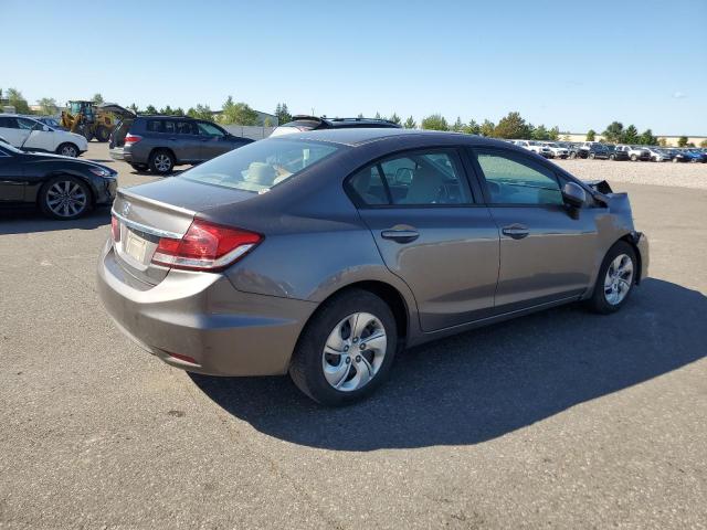 19XFB2F53DE095282 - 2013 HONDA CIVIC LX GRAY photo 3