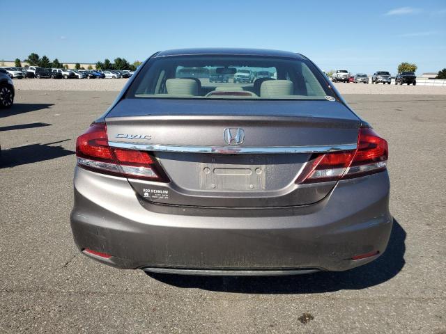 19XFB2F53DE095282 - 2013 HONDA CIVIC LX GRAY photo 6