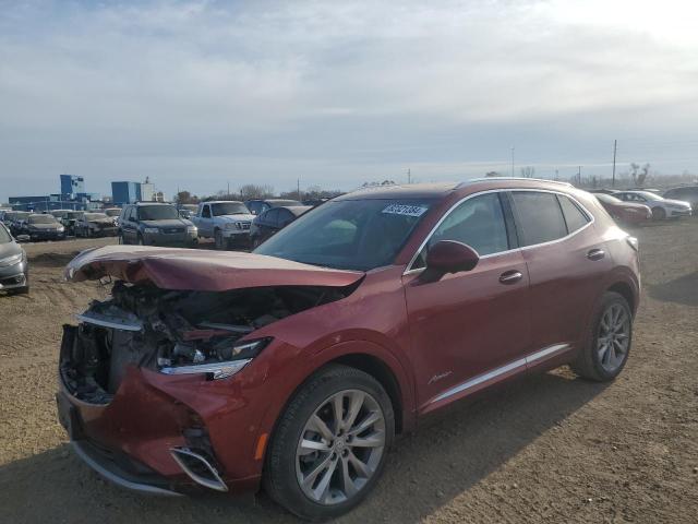 LRBFZSR45ND157152 - 2022 BUICK ENVISION AVENIR BURGUNDY photo 1
