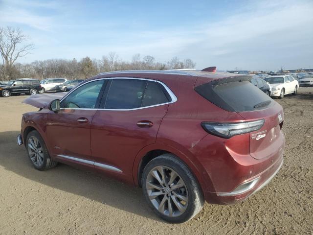 LRBFZSR45ND157152 - 2022 BUICK ENVISION AVENIR BURGUNDY photo 2