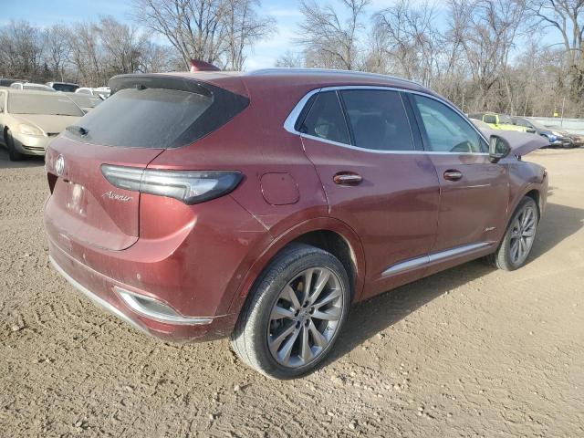 LRBFZSR45ND157152 - 2022 BUICK ENVISION AVENIR BURGUNDY photo 3
