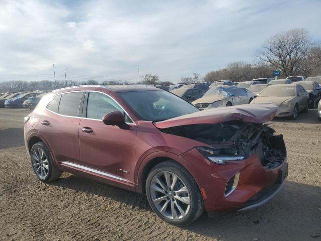 LRBFZSR45ND157152 - 2022 BUICK ENVISION AVENIR BURGUNDY photo 4