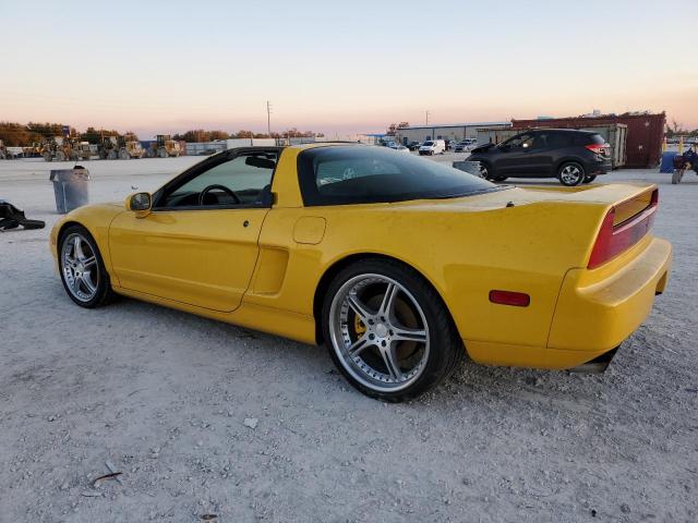 JH4NA2163YT000195 - 2000 ACURA NSX T YELLOW photo 2