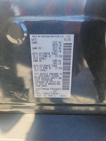 5N1AT2MV9GC793607 - 2016 NISSAN ROGUE S BLUE photo 13