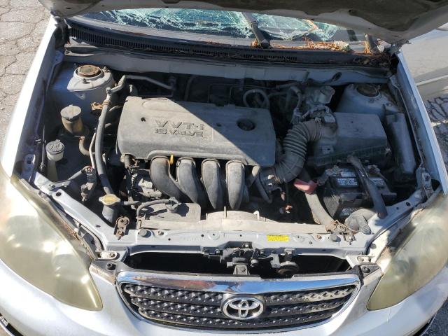2T1BR32E16C686380 - 2006 TOYOTA COROLLA CE SILVER photo 11
