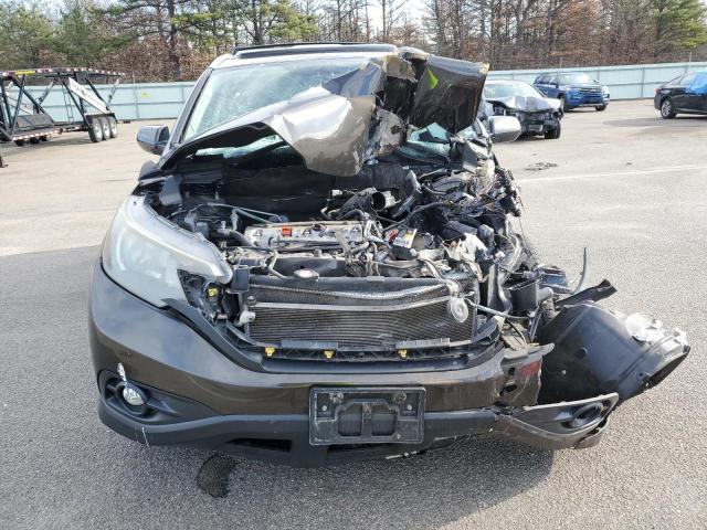 5J6RM4H77DL005067 - 2013 HONDA CR-V EXL GRAY photo 5