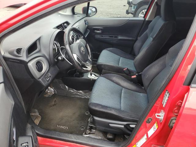 JTDKTUD36CD507932 - 2012 TOYOTA YARIS RED photo 7