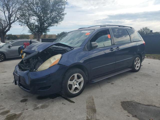 5TDZA23C06S474025 - 2006 TOYOTA SIENNA CE BLUE photo 1