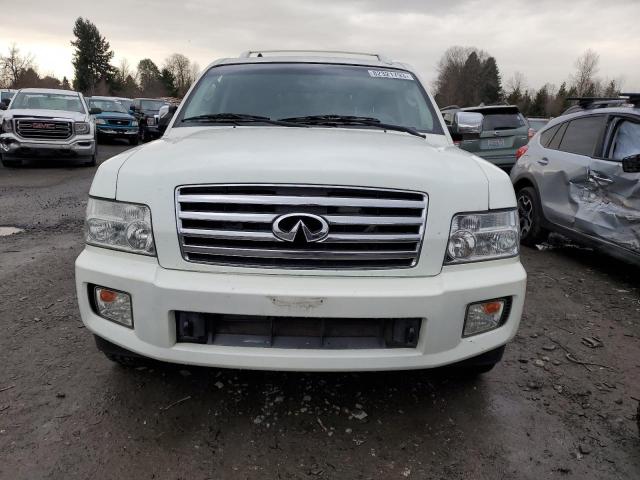 5N3AA08C57N803452 - 2007 INFINITI QX56 WHITE photo 5