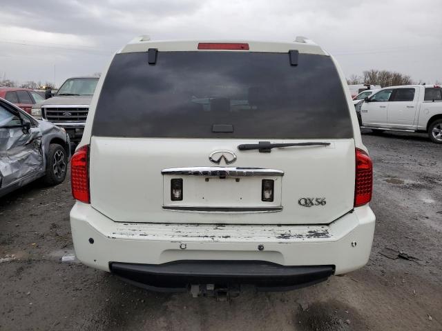 5N3AA08C57N803452 - 2007 INFINITI QX56 WHITE photo 6