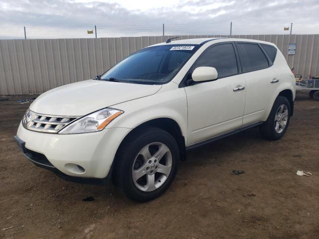 JN8AZ08W45W437110 - 2005 NISSAN MURANO SL WHITE photo 1