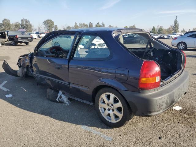 2HGEJ6349VH106696 - 1997 HONDA CIVIC DX BLUE photo 2