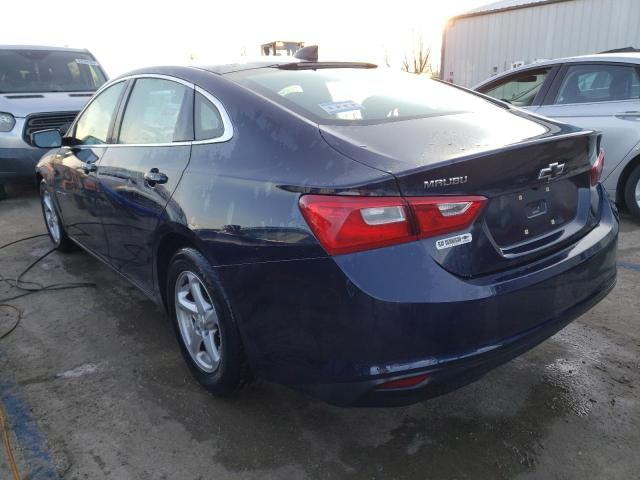 1G1ZB5ST1JF224973 - 2018 CHEVROLET MALIBU LS BLUE photo 2