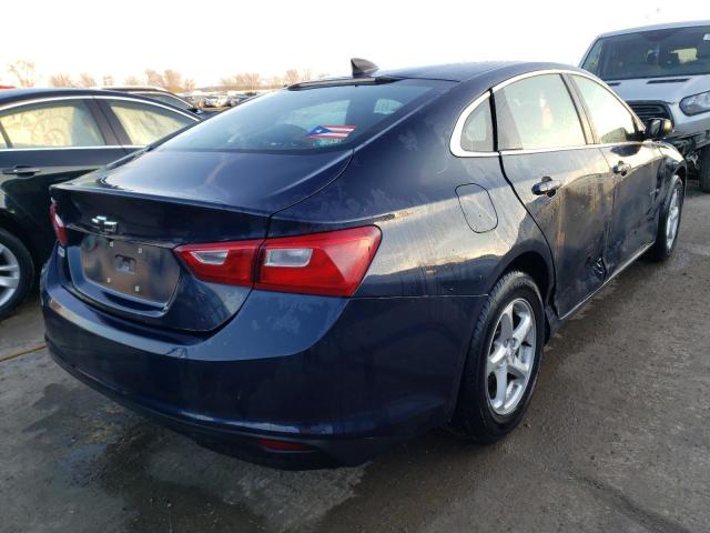 1G1ZB5ST1JF224973 - 2018 CHEVROLET MALIBU LS BLUE photo 3