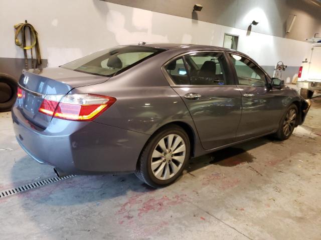 1HGCR2F88DA184567 - 2013 HONDA ACCORD EXL GRAY photo 3