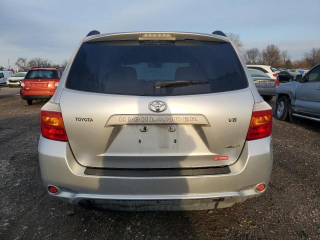 JTEES41AX82091577 - 2008 TOYOTA HIGHLANDER SILVER photo 6