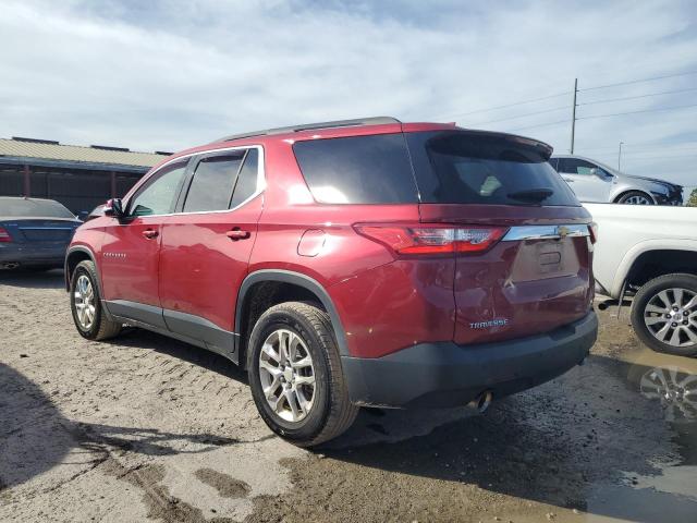 1GNERGKW7LJ211076 - 2020 CHEVROLET TRAVERSE LT RED photo 2