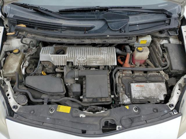 JTDKN3DU7B1445650 - 2011 TOYOTA PRIUS WHITE photo 11