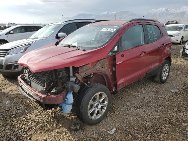 MAJ6P1UL1JC194978 - 2018 FORD ECOSPORT SE RED photo 1