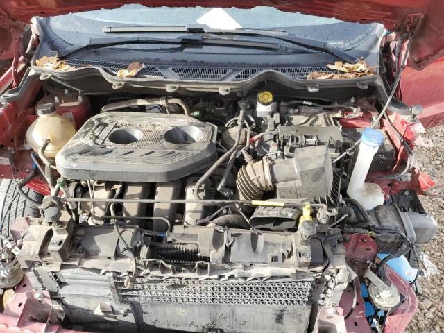 MAJ6P1UL1JC194978 - 2018 FORD ECOSPORT SE RED photo 11