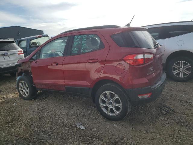 MAJ6P1UL1JC194978 - 2018 FORD ECOSPORT SE RED photo 2
