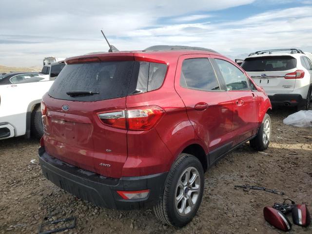 MAJ6P1UL1JC194978 - 2018 FORD ECOSPORT SE RED photo 3