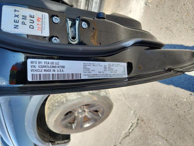 1C6RR7LG9NS187398 - 2022 RAM 1500 CLASS SLT 黑色 照片 12