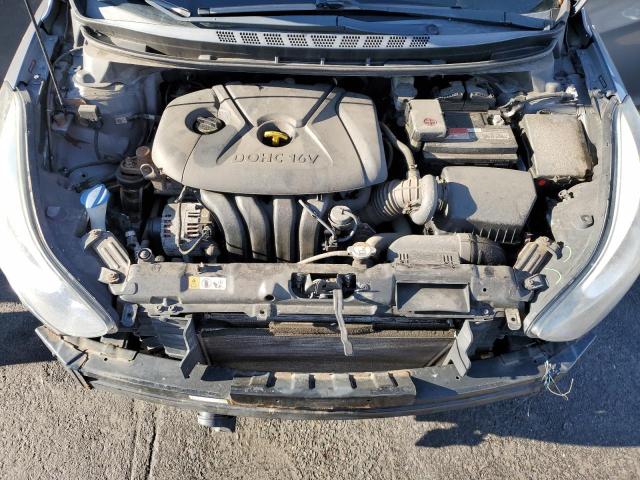 5NPDH4AE3EH505567 - 2014 HYUNDAI ELANTRA SE GRAY photo 11