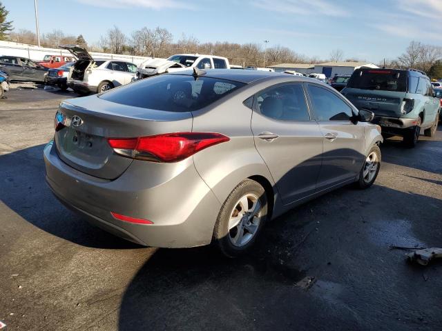 5NPDH4AE3EH505567 - 2014 HYUNDAI ELANTRA SE GRAY photo 3