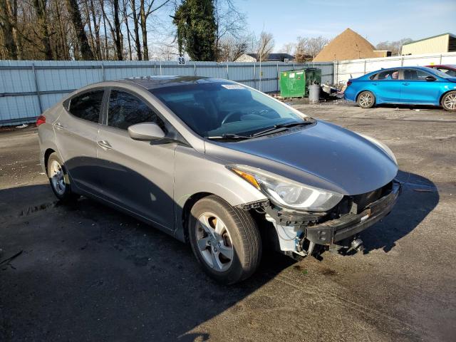 5NPDH4AE3EH505567 - 2014 HYUNDAI ELANTRA SE GRAY photo 4