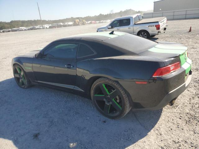 2G1FB1E33F9105944 - 2015 CHEVROLET CAMARO LS BLACK photo 2