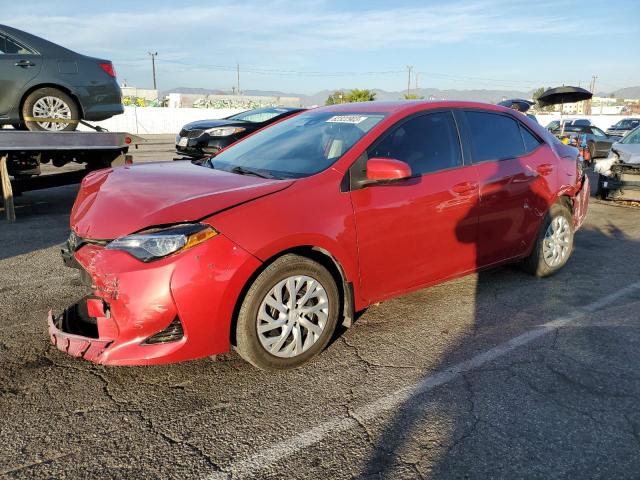 5YFBURHE7JP847946 - 2018 TOYOTA COROLLA L RED photo 1