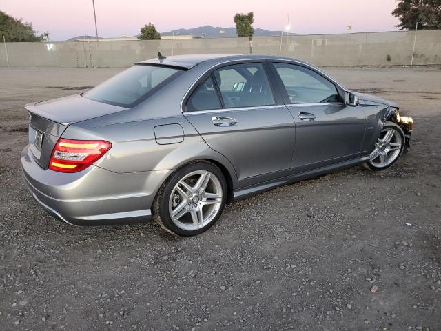 WDDGF4HB4CR210214 - 2012 MERCEDES-BENZ C 250 GRAY photo 3