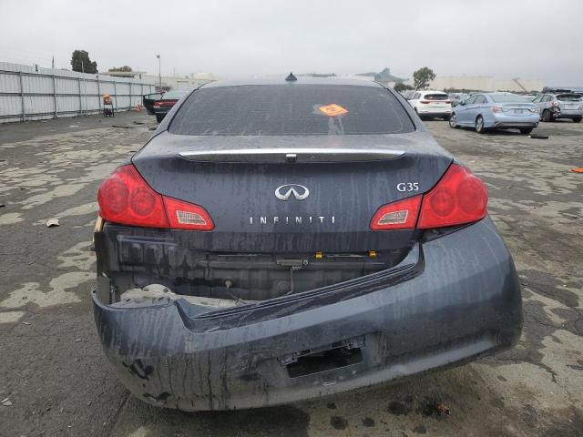 JNKBV61E48M222776 - 2008 INFINITI G35 GRAY photo 6