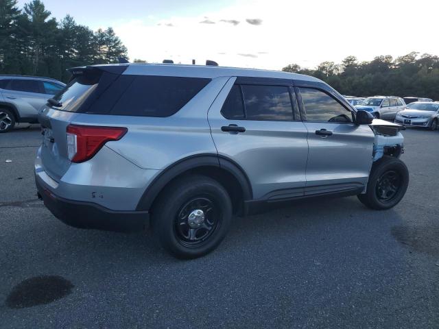 1FM5K8AB5LGB23072 - 2020 FORD EXPLORER POLICE INTERCEPTOR Argent photo 3